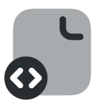 Document Code 2 SVG Icon
